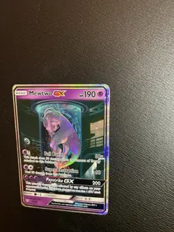 Pokemon Mewtwo GX 78/73 Shining Legends Shiny Holo Rare Full Art Card - Image 5