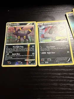 Pokemon 10-Card Lot Umbreon 10/90 Reverse Holo Zoroark 30 Holo Dark Energy Holo - Image 3