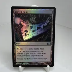 Buried Ruin MTG Core Set 2012 (M12) Uncommon Foil LP-NM - Image 1