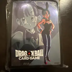 Dragon Ball Super Card Game Bandai Fest Exclusive Bunny Bulma Sleeves Sealed - Image 1
