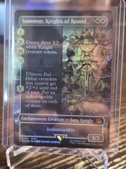 Summon: Knights of Round (Borderless) Final Fantasy Foil - Image 1