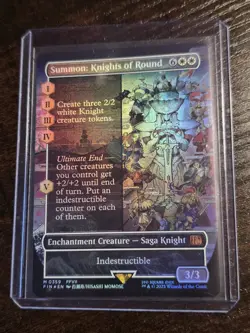 Summon: Knights of Round (Borderless) Final Fantasy Foil - Image 2