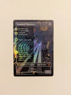 Summon: Bahamut (Borderless) Final Fantasy Foil - Image 1
