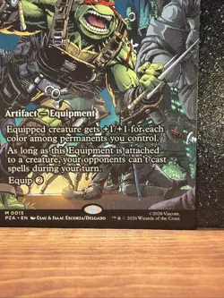 Ronin's Arsenal - Conqueror's Flail MTG -Full Art -Teenage Mutant Ninja Turtles - Image 3