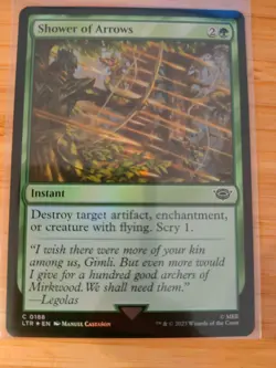 MTG Shower of Arrows (FOIL) 0188 Lord of the Rings M/NM Free UK P&P - Image 1