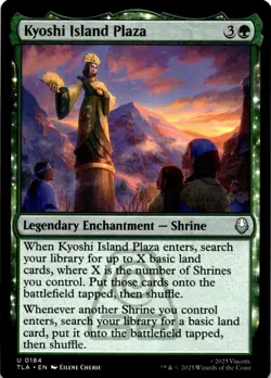 MTG Kyoshi Island Plaza NON FOIL NM U 184 Avatar: The Last Airbender - Image 1