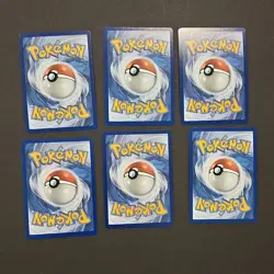 Pokemon TCG Meowth Lot 6 Cards Meowth Various Rocket's Meowth Holo ENG - Image 5