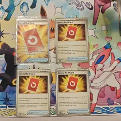 Pokemon TCG Special Red Card 082/086 English 1 full plus 3 FREE commons - Image 3