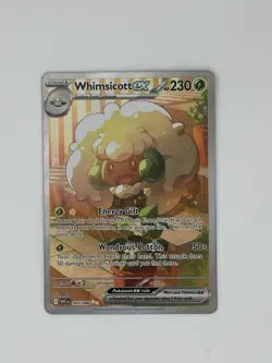 Whimsicott ex 165/086 Holo Special Illustration Rare White Flare Pokemon NM - Image 1