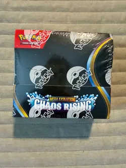 Pokemon TCG Mega Evolution Chaos Rising Booster Box sealed 36 packs English - Image 1