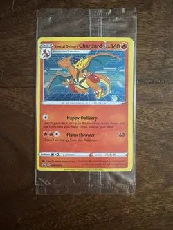 SEALED Special Delivery Charizard SWSH075 Pokemon Center Promo Card *NO RESERVE - Image 1