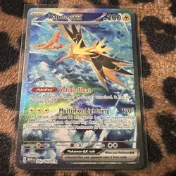 Pokemon Zapdos EX SIR #202/165 Pokemon Scarlet & Violet 151 Near Mint NM - Image 1
