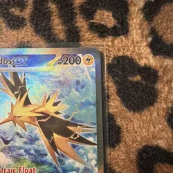 Pokemon Zapdos EX SIR #202/165 Pokemon Scarlet & Violet 151 Near Mint NM - Image 3