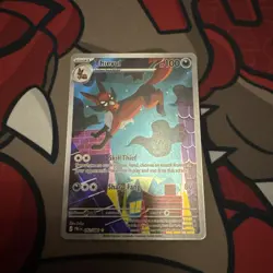 Pokemon Pitch Black PBL 092/084 Thievul IR tcg mint - Image 1