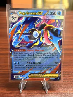 Mega Greninja ex 022/086 Double Rare Chaos Rising Pokemon Holo Near Mint - Image 1