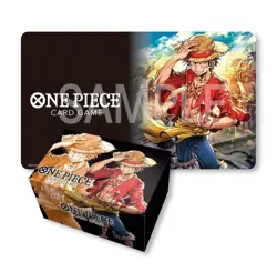 One Piece Card Game: Playmat and Storage Box Set - Monkey D. Luffy - Image 1