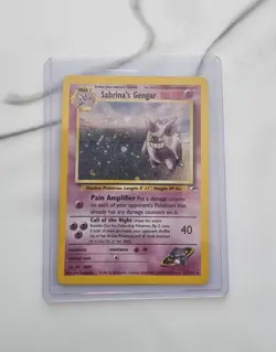 Pokemon Sabrina's Gengar 14/132 Holo Rare Gym Heroes Vintage 2000 Ungraded - Image 1