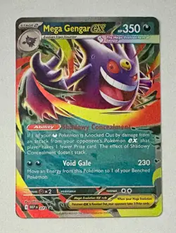 Mega Gengar ex 073 Holo Promo ME: Mega Evolution Pokemon - Image 1