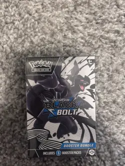 Pokemon TCG Scarlet & Violet Black Bolt Booster Bundle Sealed - Image 1