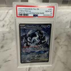 2023 Pokemon PAL EN Chien-Pao ex Special Illustration Rare #261 PSA 10 - Image 1
