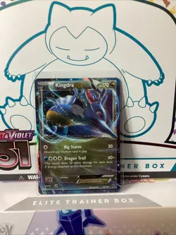 Kingdra EX 73/124 XY Fates Collide Holo Ultra Rare Pokemon Card NM/Mint - Image 1