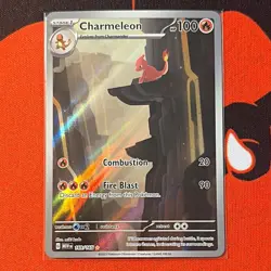 Pokemon TCG Charmeleon 169/165 151 English Art Rare Full Art Holo - Image 1