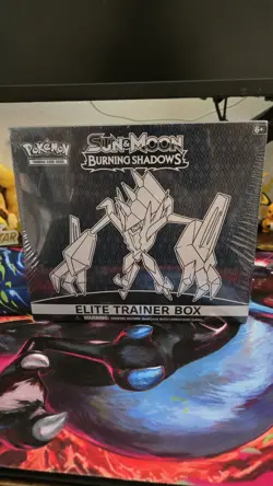 Pokemon TCG Sun & Moon Burning Shadows Elite trainer Box ETB New Sealed - Image 1