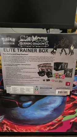 Pokemon TCG Sun & Moon Burning Shadows Elite trainer Box ETB New Sealed - Image 3
