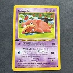 Pokemon TCG Slowpoke 73/111 1st Edition Neo Genesis (English) - NM(-)/LP (+) - Image 1