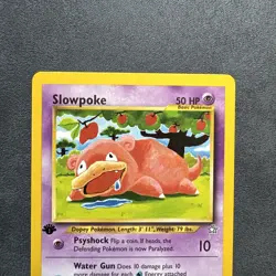 Pokemon TCG Slowpoke 73/111 1st Edition Neo Genesis (English) - NM(-)/LP (+) - Image 5