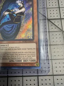 Yu-Gi-Oh! Spenta, the Magistus Sealer 1st Ed Secret Rare Foil BPRO-EN098 - Image 4