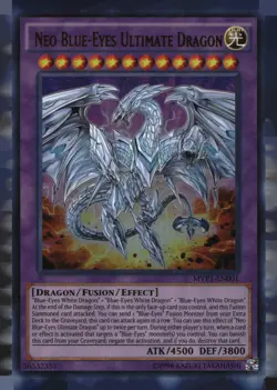 Neo Blue-Eyes Ultimate Dragon MVP1-EN001 The Dark Side Yu-Gi-Oh Unlimited LP - Image 1
