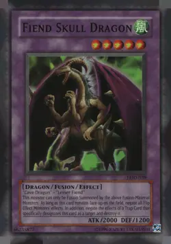 Fiend Skull Dragon LOD-039 Super Rare Legacy of Darkness Yu-Gi-Oh Unlimited NM - Image 1