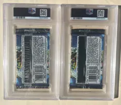 Yu-Gi-Oh Legacy of Darkness LOD 2003 1st Edition Booster 2 Packs, PSA 8 NM - Image 2
