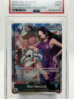 2025 One Piece Promo - #038 Boa Hancock 2025 [PSA Magazine Promo] Holo - PSA 9 - Image 2
