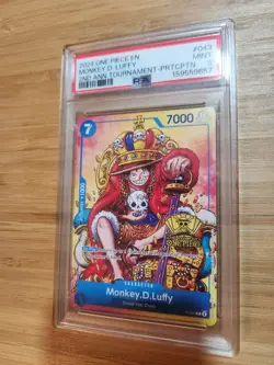 Monkey D Luffy - P-043 - PSA 9 - 2nd Anniversary - English - One Piece - 148-05 - Image 2