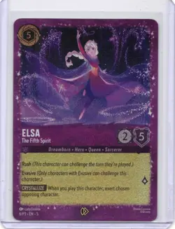 GRADEABLE - Disney Lorcana Elsa - The Fifth Spirit 6/P3 Promo Foil - Image 1