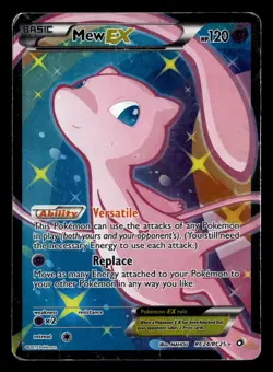 Mew EX RC24/RC25 Holo Legendary Treasures: Radiant Collection Pokemon Card - Image 2