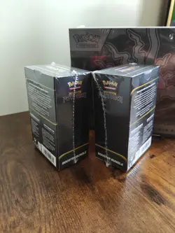 Pitch Black Pokemon Centre Elite Trainer Box & 2 X Booster Bundles Sealed - Image 2