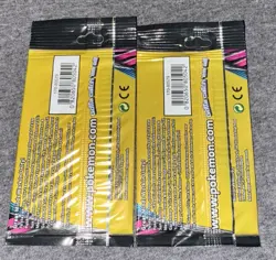 Pokemon Sun & Moon Unified Minds (2) 3-Card Booster Packs Art Set 2019 Sealed - Image 2