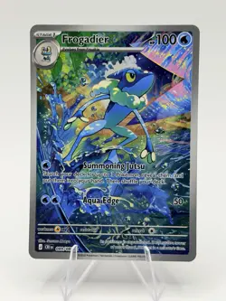 Frogadier 089/086 Chaos Rising Full Art Holo Rare Pokemon Card NM - Image 1