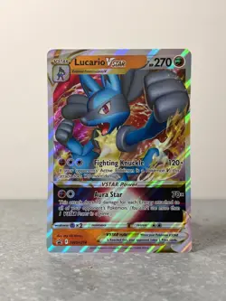 Jumbo Pokemon Card Lot - Pikachu V-Union SWSH141 & Lucario VSTAR SWSH214 - Image 4