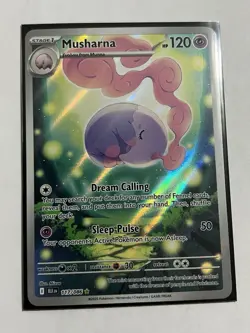 Musharna 117/086 SV: Black Bolt Illustration Rare Pokemon Card - Image 1