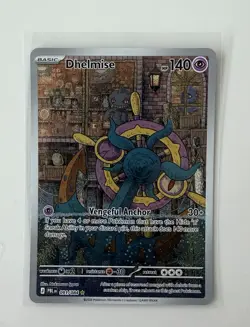 Pokemon Dhelmise 091/084 Illustration Rare Pitch Black IR English NM Card - Image 1