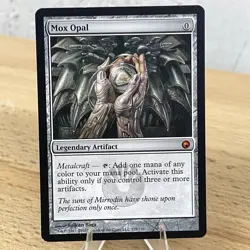 MTG 179 Mox Opal - Scars of Mirrodin Magic the Gathering Mythic Card LP - Image 1