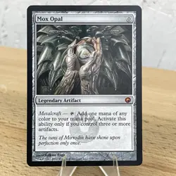 MTG 179 Mox Opal - Scars of Mirrodin Magic the Gathering Mythic Card LP - Image 1