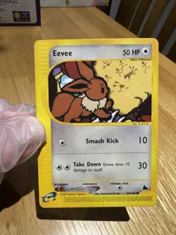 Eevee 54/144 Skyridge 2003 WotC Pokemon Card NM Vintage e-Reader Set Collectible - Image 1