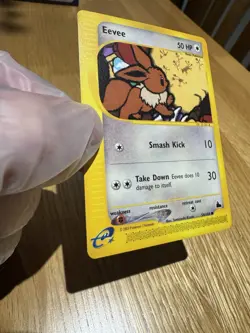 Eevee 54/144 Skyridge 2003 WotC Pokemon Card NM Vintage e-Reader Set Collectible - Image 3
