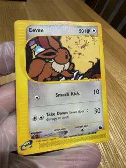 Eevee 54/144 Skyridge 2003 WotC Pokemon Card NM Vintage e-Reader Set Collectible - Image 5