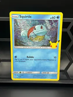 Squirtle 017/025 Promo McDonald's 25th Anniversary Promos Pokemon Holo Near Mint - Image 1